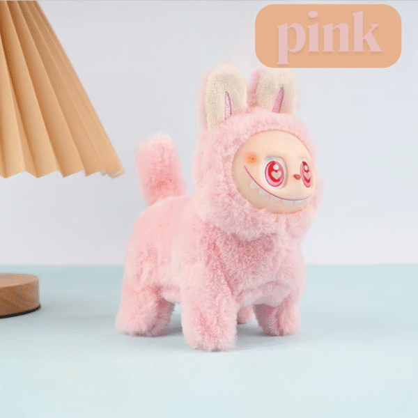 Labubu Walking Plush Dog Toy – Cute Collectible Labubu - Image 4
