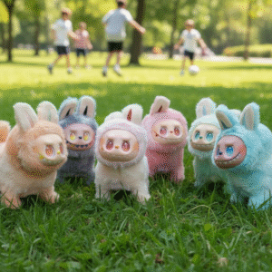 Labubu Walking Plush Dog Toy – Cute Collectible Labubu