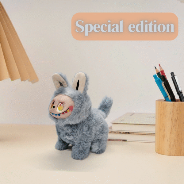 Labubu Walking Plush Dog Toy – Cute Collectible Labubu - Image 6