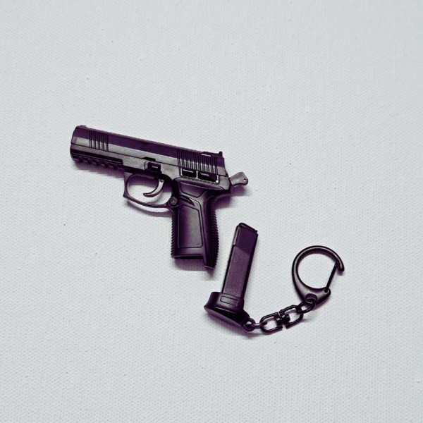 Mini Tactical Gun Keychain – Realistic Movable Parts & Removable Magazine - Image 3